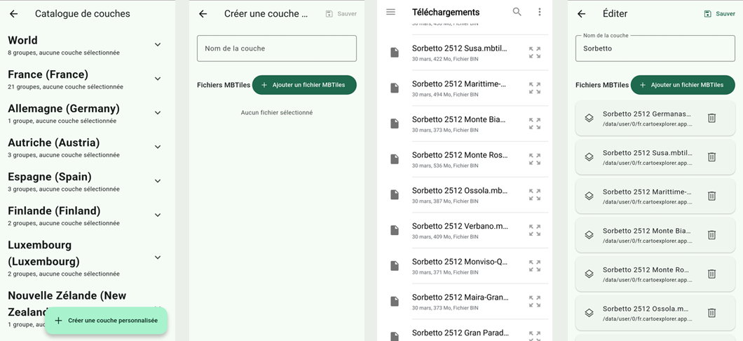 créer une nouvelle couche