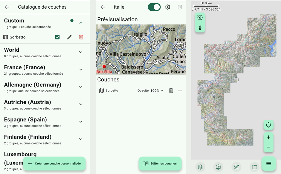 configurer cette couche