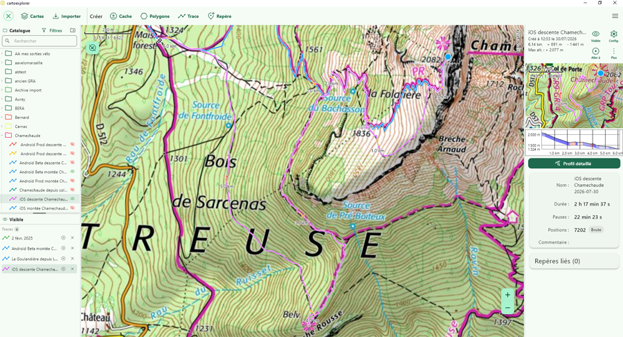 CartoExplorer sur Ordinateur