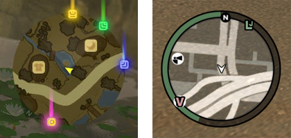 Indicateurs sur Minimap