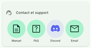 contact et support