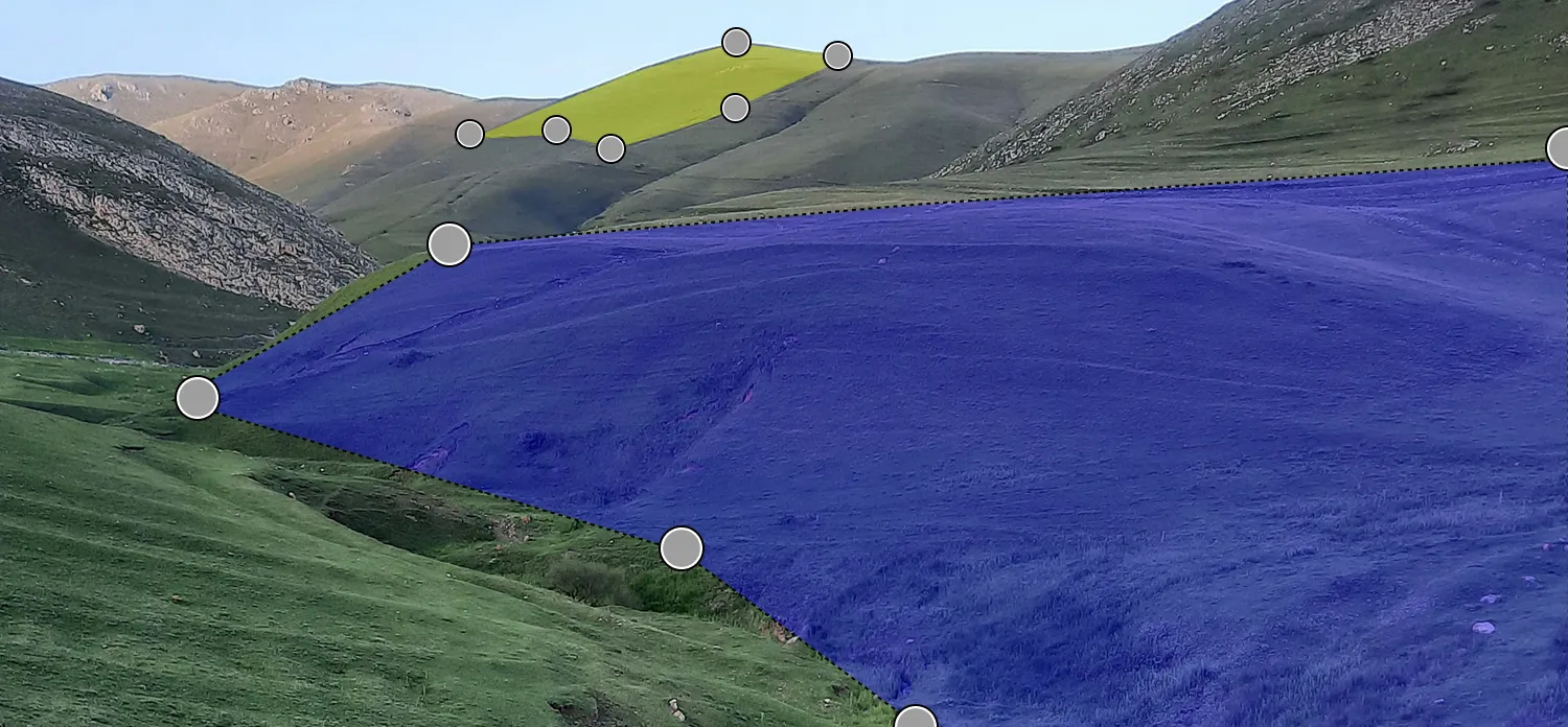 Des données spatiales précises : visualisez des surfaces avec les polygones.
