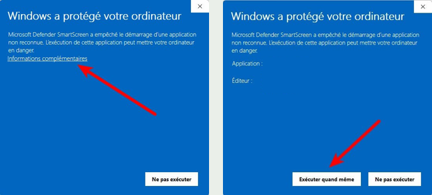 Windows a protégé votre ordinateur